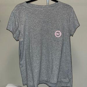 Grey/Pink VV Tee